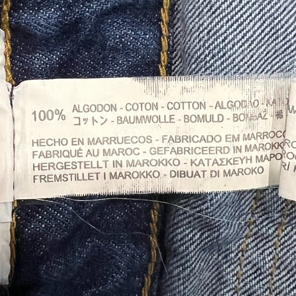 Zara Adjustable Strap Distressed Denim Jean Overalls Size Small Women’s - Picture 6 of 6